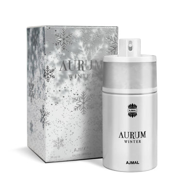 Ajmal Aurum Winter Eau de Parfum 75ml – Oriental Floral Women's Perfume | Fruity, Amber & Vanilla | Made in Dubai