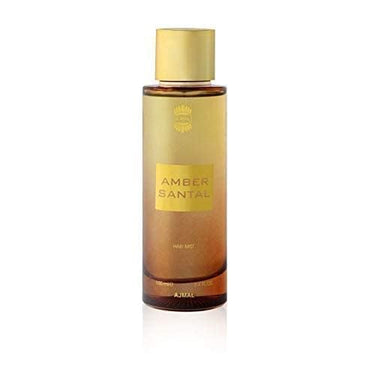 Ajmal Amber Santal Hair Mist 100ml – Amber & Sandalwood Hair Perfume | Light Perfumed Hair Spray | Made in Dubai
