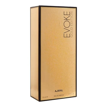 Ajmal Evoke Gold Edition for Women Eau de Parfum 75ml – Floral Woody Feminine Perfume | Luxurious Scent | Made in Dubai