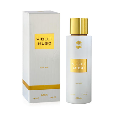 Ajmal Violet Musc Hair Mist 100ml – Floral Musk Hair Perfume for Women | Violet, Lily & Warm Woods | Made in Dubai