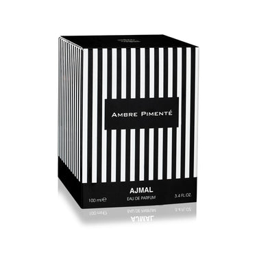 Ajmal Ambre Pimenté Eau de Parfum for Men – 100 ml | Spicy Amber, Pepper & Warm Oriental Scent | Long-Lasting Luxury Fragrance