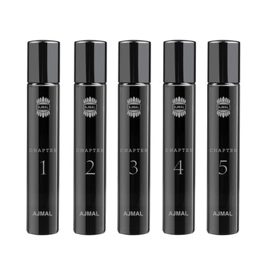 Ajmal Untold Stories Discovery Set – 10ml Luxury Unisex Perfume Gift Set | 5 EDP Vials | Made in Dubai
