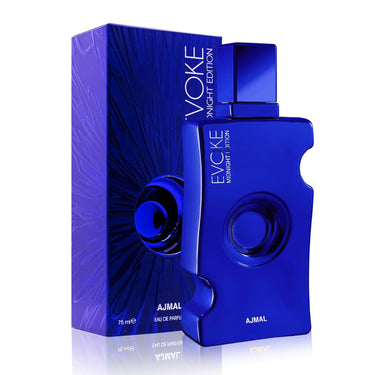Ajmal Evoke Midnight Edition Eau de Parfum 75ml – Spicy Fruity Women's Perfume | Raspberry & Patchouli | Evening Scent