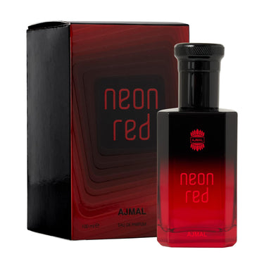 Ajmal Neon Red Eau de Parfum 100ml – Fruity Floral Women's Perfume | Bold & Vibrant Everyday Scent | Made in Dubai