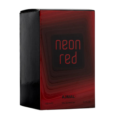 Ajmal Neon Red Eau de Parfum 100ml – Fruity Floral Women's Perfume | Bold & Vibrant Everyday Scent | Made in Dubai