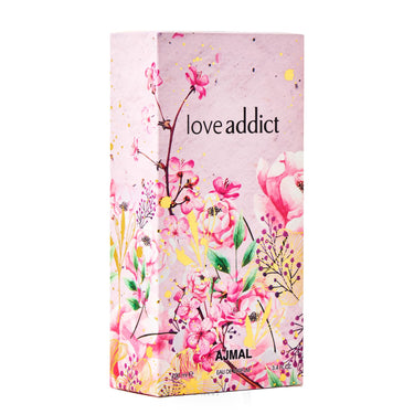 Ajmal Love Addict Eau de Parfum 100ml – Fruity Floral Women's Perfume | Musk & Amber | Long-Lasting Everyday Scent
