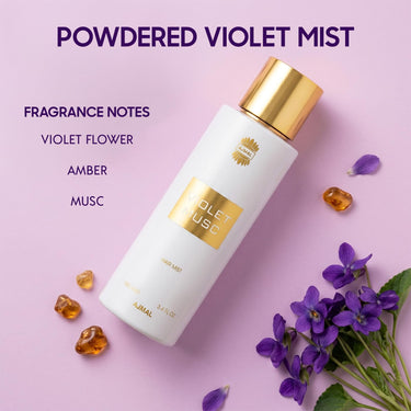 Ajmal Violet Musc Hair Mist 100ml – Floral Musk Hair Perfume for Women | Violet, Lily & Warm Woods | Made in Dubai