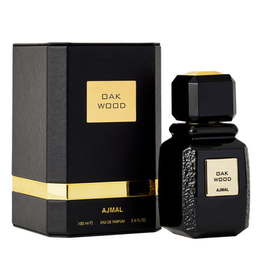 Ajmal Oakwood Eau de Parfum 100ml – Woody Amber Unisex Perfume | Apple, Lavender & Cedarwood | Made in Dubai