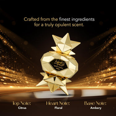 Ajmal Qasida Dahabia Eau de Parfum 60ml – Musky Leather Unisex Perfume | Bold Long-Lasting Oriental Scent | Made in Dubai