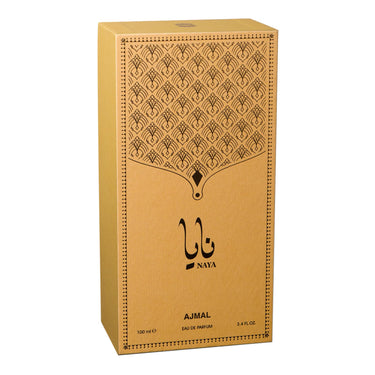Ajmal Naya Eau de Parfum 100ml – Oriental Woody Unisex Perfume | Floral & Warm | Arabian Luxury Fragrance | Made in Dubai