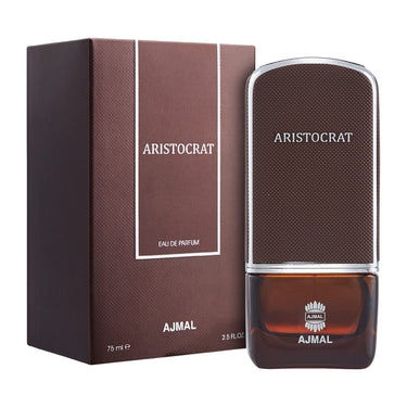 Ajmal Aristocrat For Men Eau de Parfum 75ml – Fresh Woody Spicy Men's Perfume | Bergamot & Amber | Made in Dubai