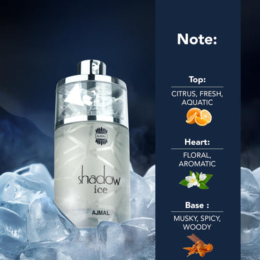 Shadow Ice Perfume 2.53 Fl Oz / 75 ML For Unisex