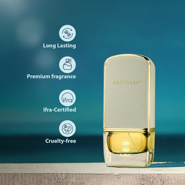 Ajmal Aristocrat Coastal Eau de Parfum 75ml – Fresh Floral Fruity Men's Perfume | Long-Lasting Coastal Scent | Dubai