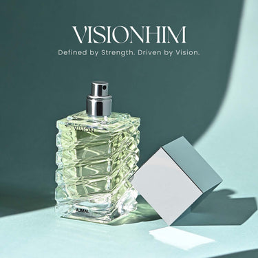 Ajmal Vision Eau de Parfum 100ml – Citrus Fresh Men's Perfume | Lemon, Violet & Woody Musk | Made in Dubai